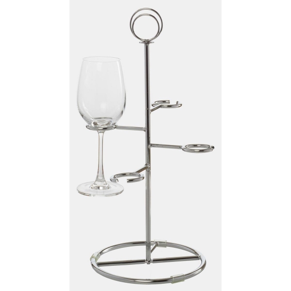 Wine glass flight sales holders and stands