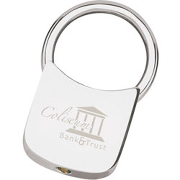 Promotional Customized Silver Twist Lock Key Holder