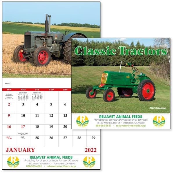 Stapled Classic Tractors 2023 Calendar | EverythingBranded USA