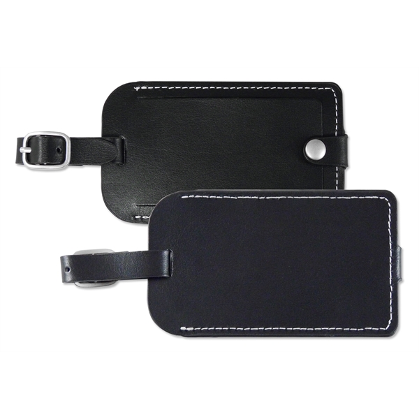 Lug Tag – Black and Gold Foil Cowhide Luggage Tag - Cowhide Bags Au