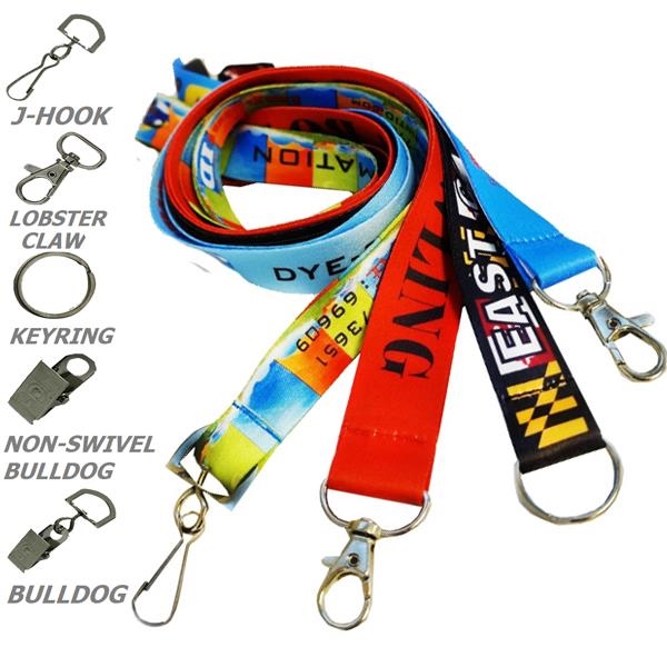 Blue Summit Supplies 12 Assorted Colors Lanyard with ID Holder
