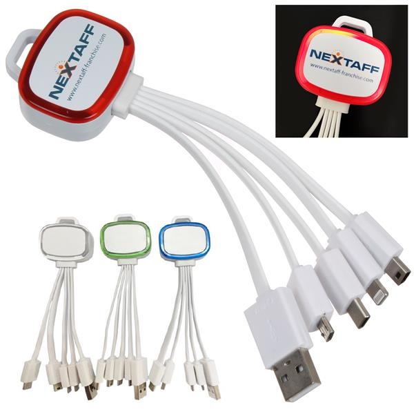 Hot Sell 5 In 1 Micro USB Type C Charger Cable Multi Usb Port Multiple  Charging