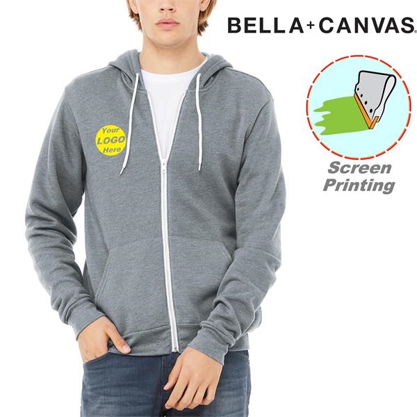 BELLA+CANVAS Unisex Sponge Fleece Full-Zip Hoodie 7 oz. | EverythingBranded  USA