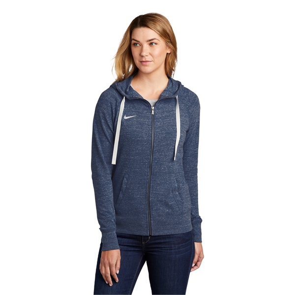 Nike Ladies Gym Vintage Full-Zip Hoodie | EverythingBranded USA