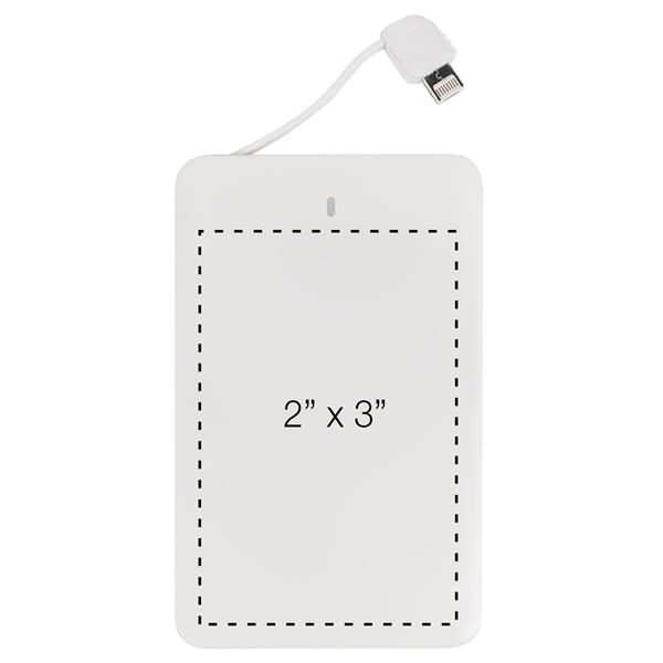 Shop White Label 3 in 1 Inbuilt USB Cables Powerbank 20000mAh Plus