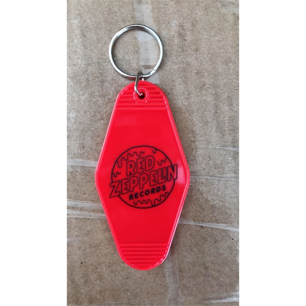 Plastic motel keychain - more colors available!