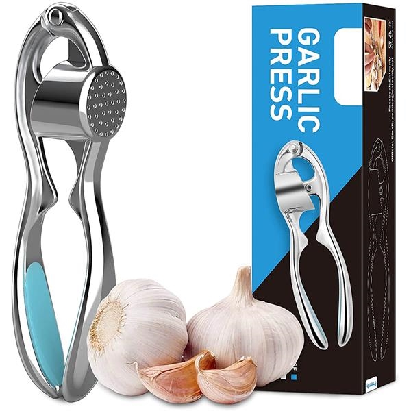 Stainless Steel Garlic Press - Professional Kitchen Garlic Crusher - E –  EcoQuality Store