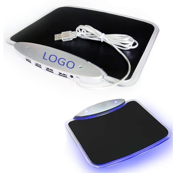Globus Ondartet tumor Luftfart 4 Ports USB Hub Mouse Pad | EverythingBranded USA