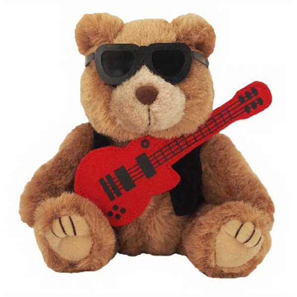 8" Rock 'N Roll Bear EverythingBranded USA