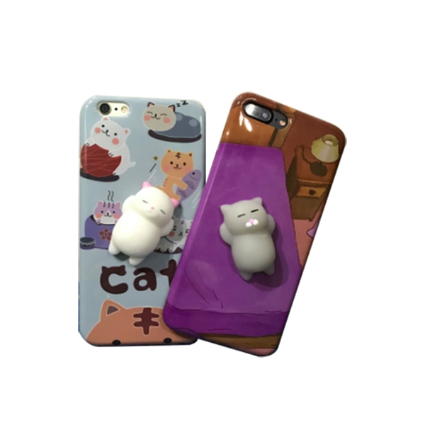 Soft Silicone Squishy Cat Phone Case USA