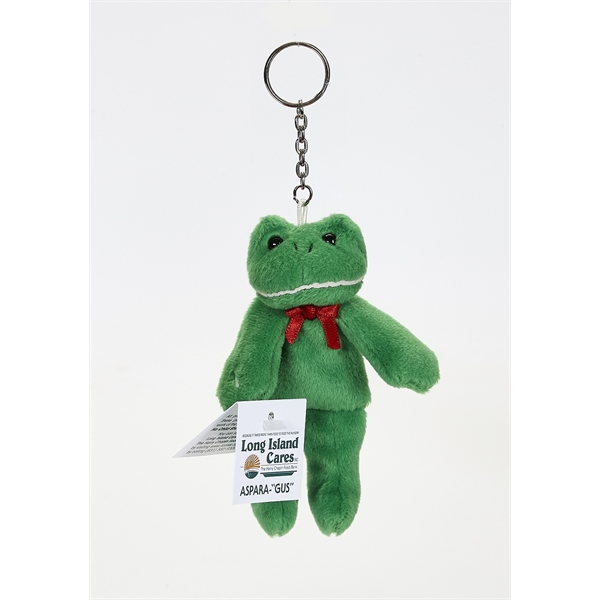 plush frog keychain