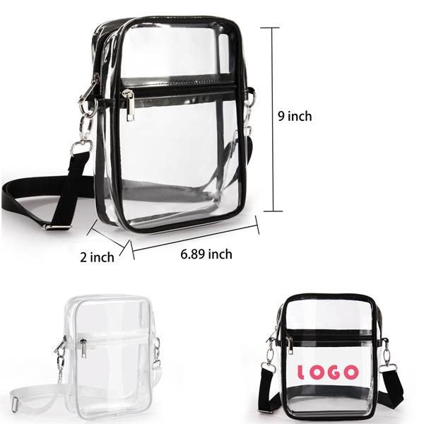 Clear PVC Crossbody Packet | EverythingBranded USA