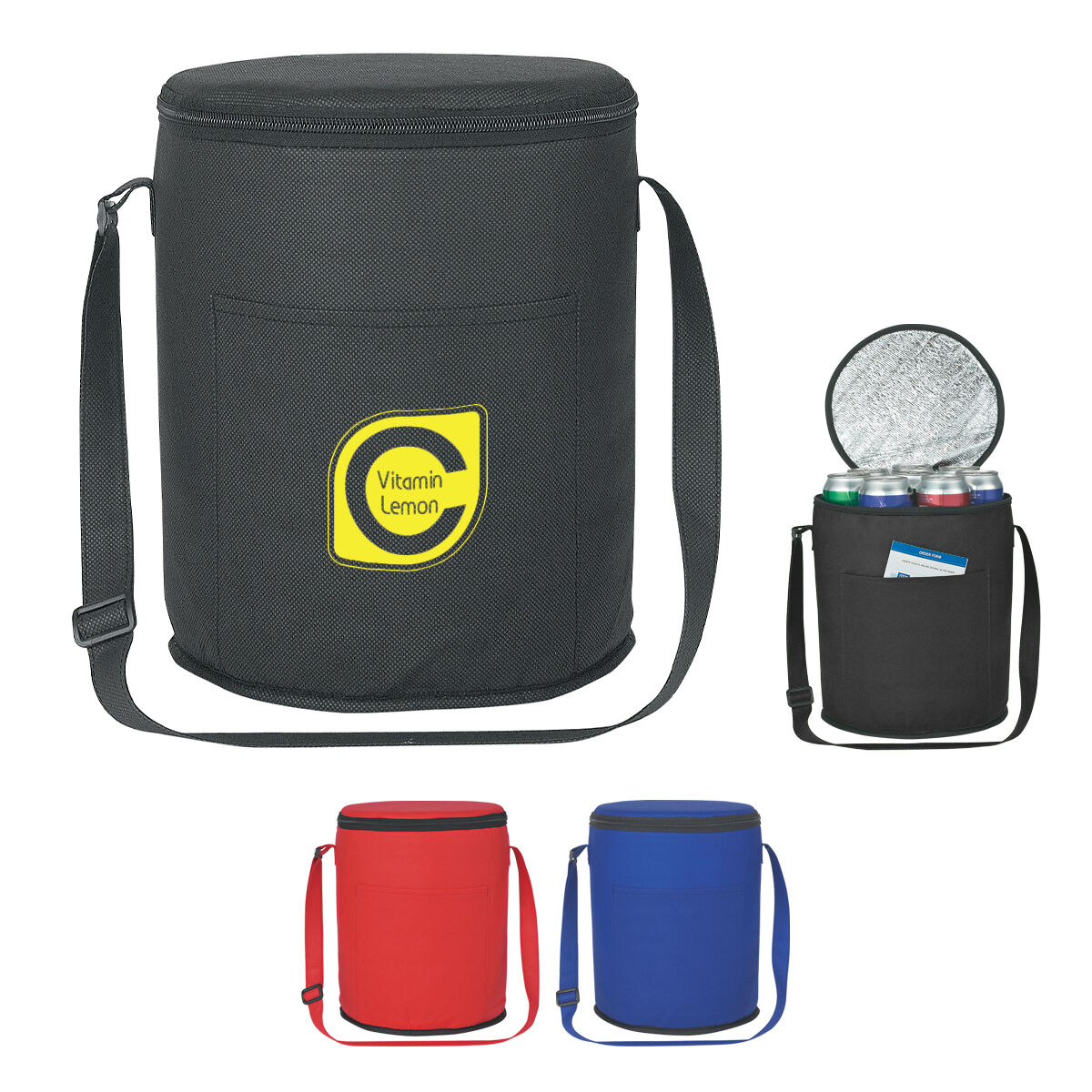 【BETTER THAN GOOD】PADDED ROUND BAG NON-WOVEN ROUND COOLER BAG