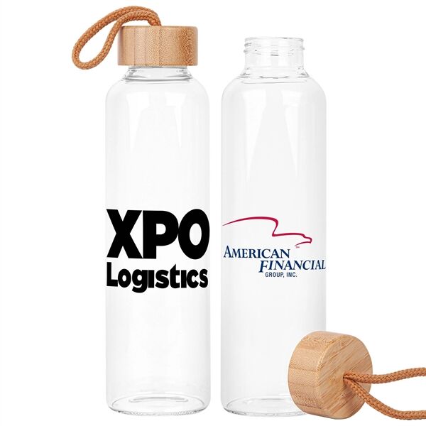 The 18oz. Vidro Glass & Bamboo Bottle