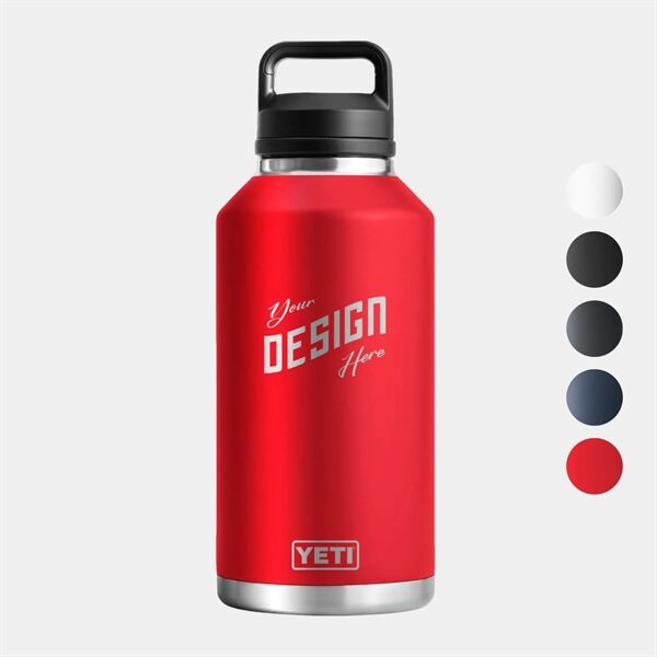 64 Oz YETI Rambler Stainless Steel Insulated Water Bottle