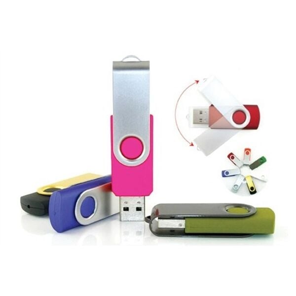 USB Flash Drive Rotating Swivel Spin USB Drive