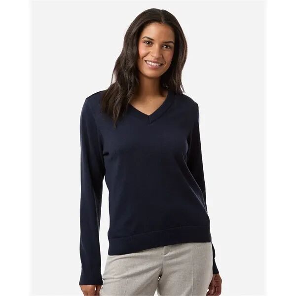 Devon & Jones Women's New Classics V-Neck Sweater Devon & Jones Women's New Classics V-Neck Sweater