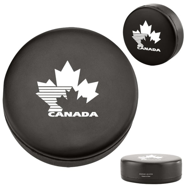 Hockey Puck Shape Stress Ball