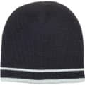 Acrylic Knit Beanies with Double Stripe