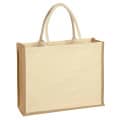 Jute Tote Bag With Front Pocket