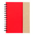 Spiral Notebook With Sticky Notes And Flags