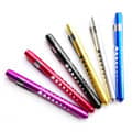 Medical Clickable LED Penlight With Pupil Gauge