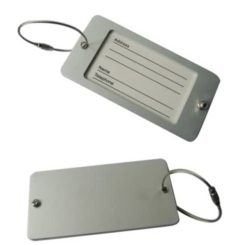 Metal Luggage Tag EverythingBranded USA