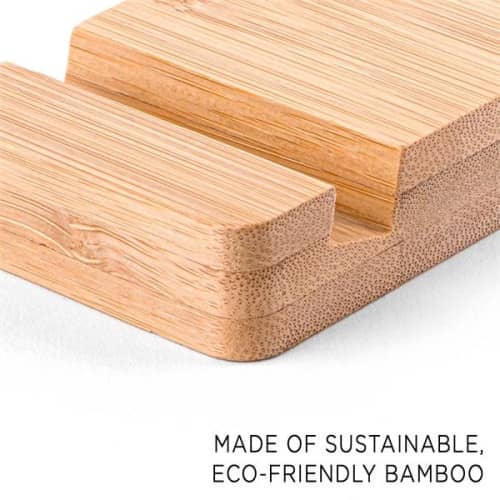 Eco-Friendly Bamboo Mobile Device Holder