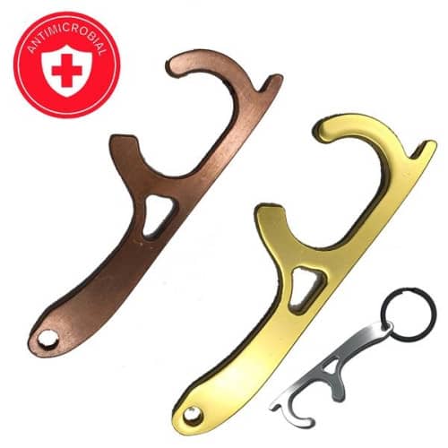 Key Chain Door Opener & Elevator touch free safety tool EverythingBranded USA