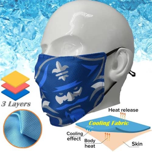 IcyKool 3-Layer Antibacterial Summer Face Mask | EverythingBranded USA