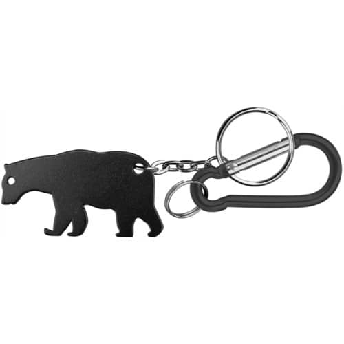 Bear shape bottle opener keychain | EverythingBranded USA