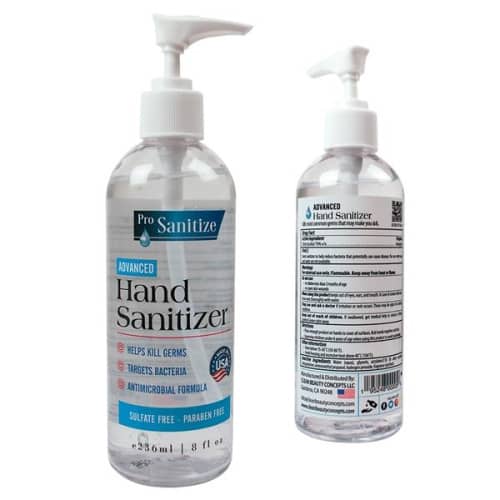 8 oz Hand Sanitizer EverythingBranded USA