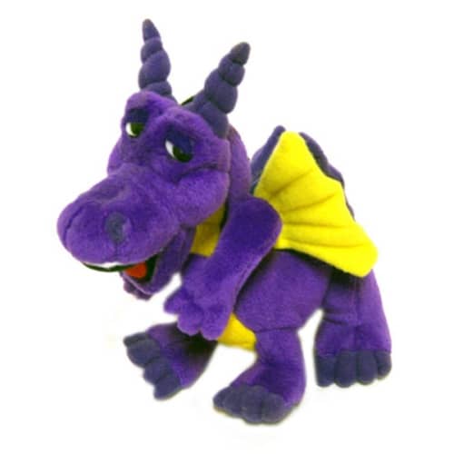 8" Custom Purple and Yellow Dragon