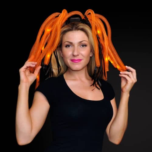 Orange Noodle LED Headband