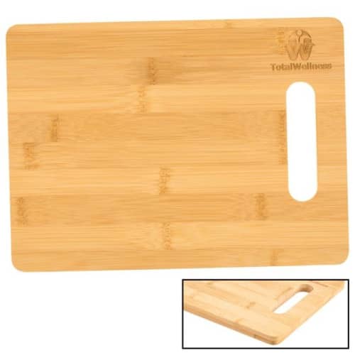 Large Bamboo Cutting Board w/ Handle EverythingBranded USA