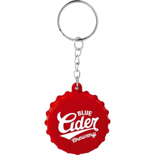 Beer Cap Keychain with Bottle Opener EverythingBranded USA