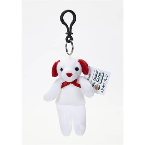 White Dog Zipper Pull EverythingBranded USA
