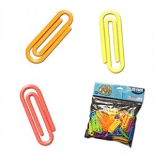 Plastiklips® Large Plastic Paper Clips (200-Pack)