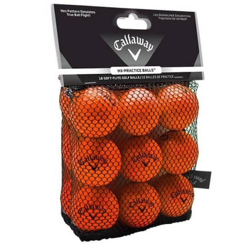 Callaway HX Soft Flight Practice Golf Balls (18PACK