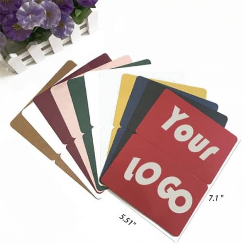 Kraft Paper Card EverythingBranded USA