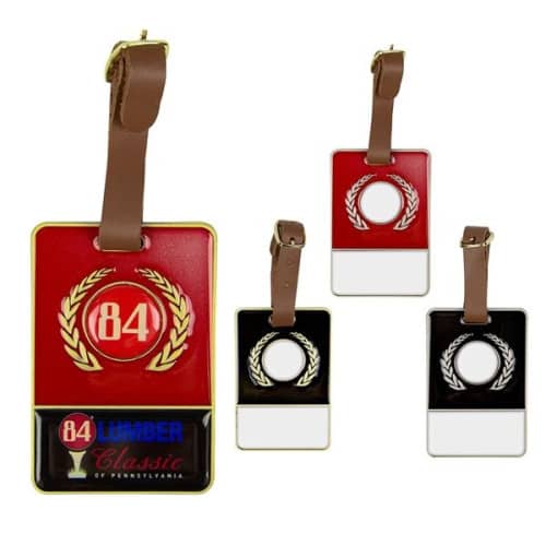 Metal Bag Tag with Colorfill EverythingBranded USA