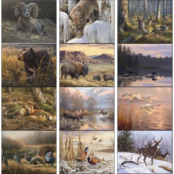 Spiral Wildlife Canvas 2022 Appointment Calendar | Everythingbranded Usa