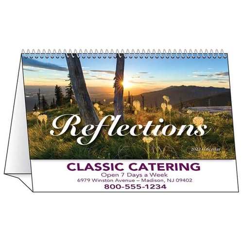 Reflections Desk Tent Calendar | EverythingBranded USA