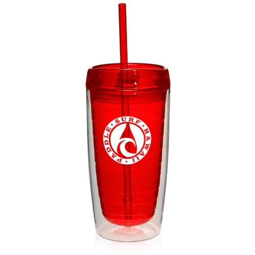 Christian Insulated Tumbler 16 Ounces Acrylic Water Cup With Straw 