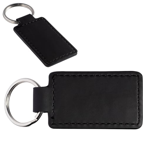 Temu 1pc PU Leather Funky Black Keyrings & Keychains with Multicolor Optional Bat Key Holder and Iron Ring Pendant Key Bag for Men's and Women's Bag