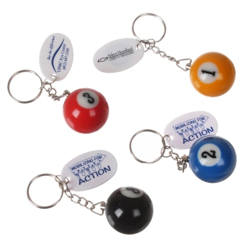 Custom Imprinted Magic 8 Ball Key Ring