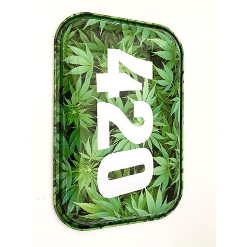 Advertising Metal Rolling Trays (Full Color Logo)