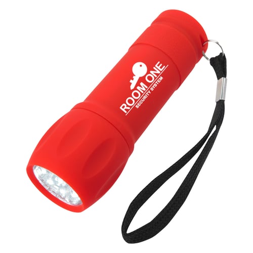 Rubberized Torch Light With Strap