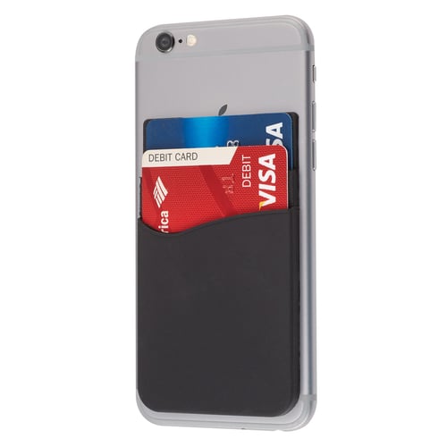 Dual Pocket Silicone Phone Wallet