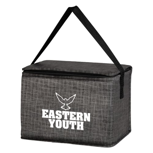 Crosshatch Non-Woven Lunch Bag